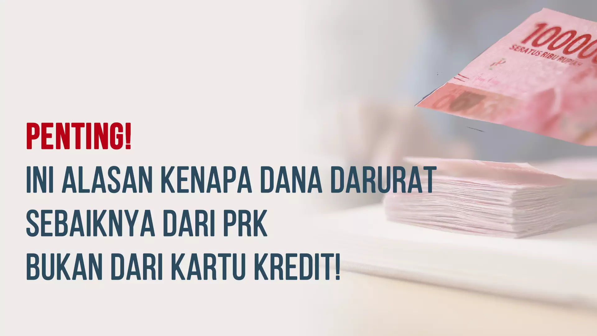 Siapkan Dana Darurat dengan Fasilitas Pinjaman Rekening Koran