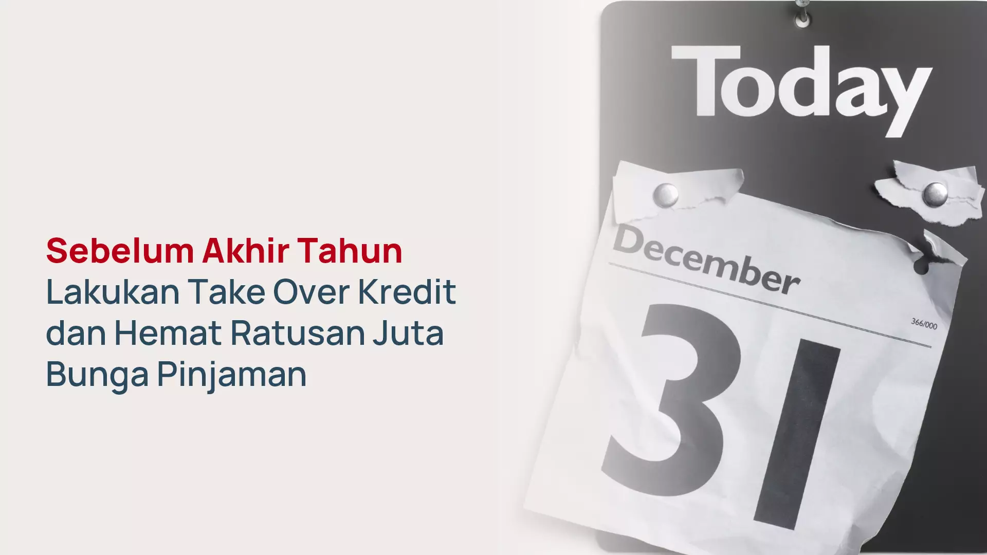 Take Over Kredit Sebelum Akhir Tahun 2026
