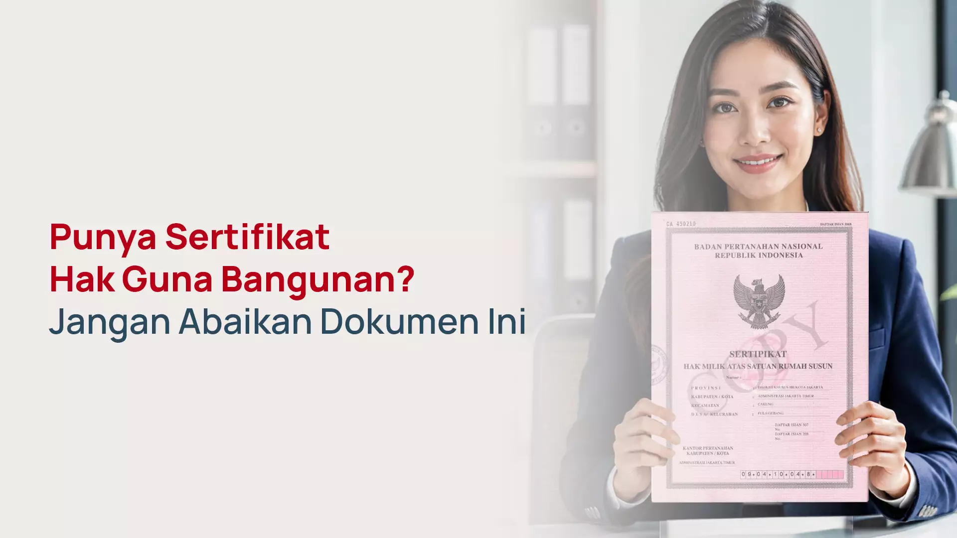 Sertifikat Hak Guna Bangunan: Cek Dokumen Ini